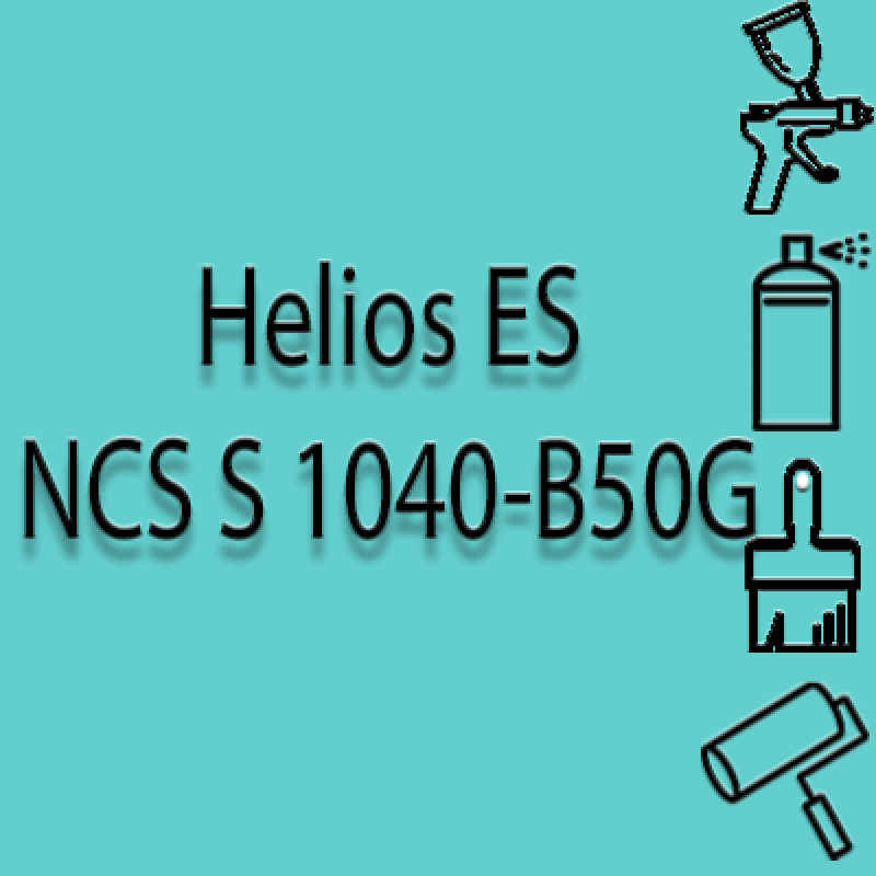 NCS S 1040-B50G глянцева 1К швидкосохнуча антикорозійна емаль Helios ES - 1л