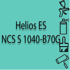 NCS S 1040-B70G глянцева 1К швидкосохнуча антикорозійна емаль Helios ES - 1л