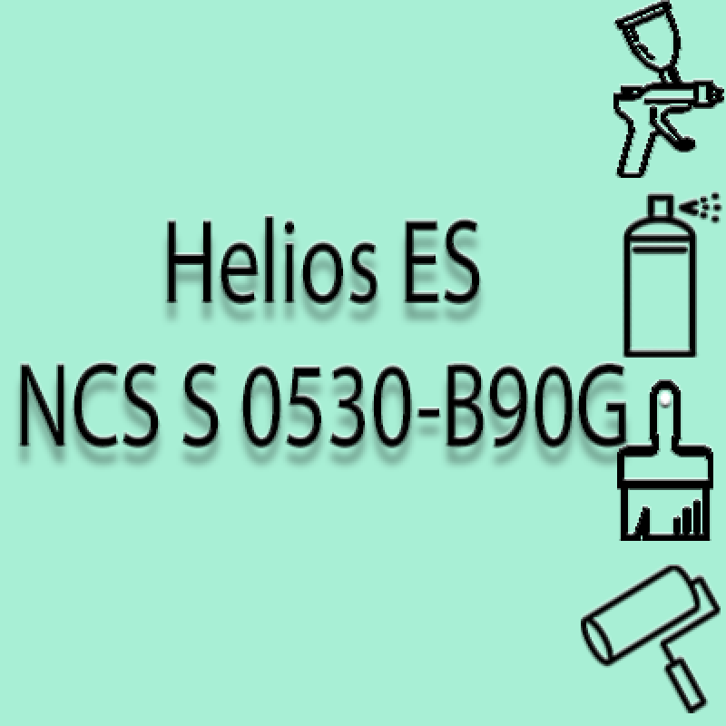 NCS S 0530-B90G глянцева 1К швидкосохнуча антикорозійна емаль Helios ES - 1л