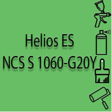 NCS S 1060-G20Y глянцева 1К швидкосохнуча антикорозійна емаль Helios ES - 1л