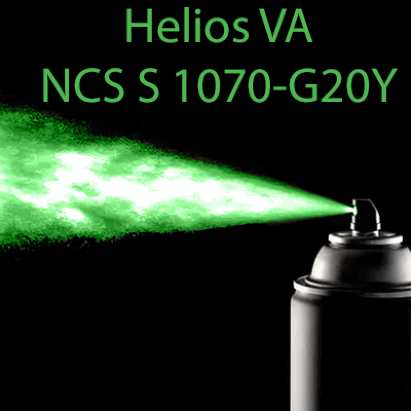 NCS S 1070-G20Y аерозольна антикорозійна глянцева грунт-емаль (вініл-акрилова) HELIOS VA - 400м