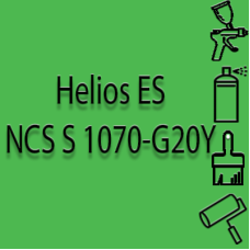 NCS S 1070-G20Y глянцева 1К швидкосохнуча антикорозійна емаль Helios ES - 1л