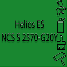 NCS S 2570-G20Y глянцева 1К швидкосохнуча антикорозійна емаль Helios ES - 1л