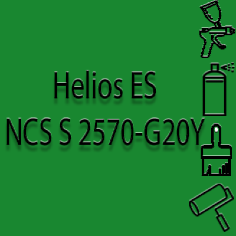 NCS S 2570-G20Y глянцева 1К швидкосохнуча антикорозійна емаль Helios ES - 1л