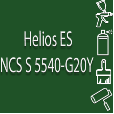 NCS S 5540-G20Y глянцева 1К швидкосохнуча антикорозійна емаль Helios ES - 1л