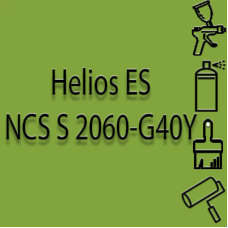 NCS S 2060-G40Y глянцева 1К швидкосохнуча антикорозійна емаль Helios ES - 1л