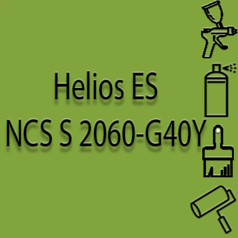 NCS S 2060-G40Y глянцева 1К швидкосохнуча антикорозійна емаль Helios ES - 1л