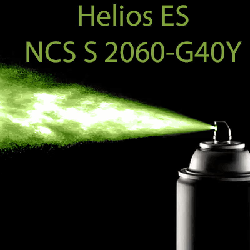 NCS S 2060-G40Y аерозольна глянцева 1К швидкосохнуча антикорозійна емаль Helios ES - 400мл