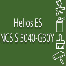 NCS S 5040-G30Y глянцева 1К швидкосохнуча антикорозійна емаль Helios ES - 1л