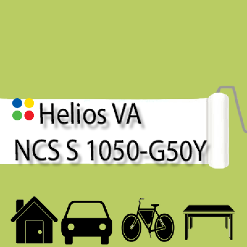 NCS S 1050-G50Y антикорозійна глянцева грунт-емаль (вініл-акрилова) HELIOS VA - 1л