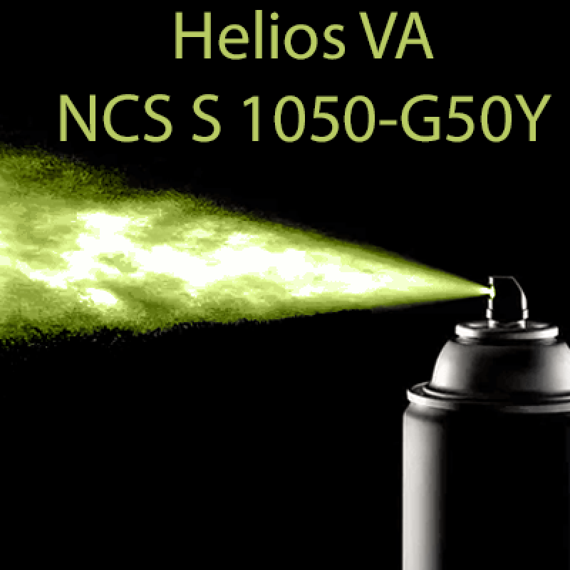 NCS S 1050-G50Y аерозольна антикорозійна глянцева грунт-емаль (вініл-акрилова) HELIOS VA - 400м
