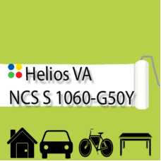 NCS S 1060-G40Y антикорозійна глянцева грунт-емаль (вініл-акрилова) HELIOS VA - 1л