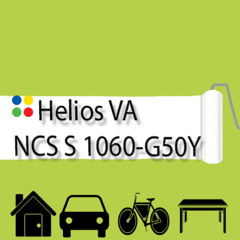 NCS S 1060-G40Y антикорозійна глянцева грунт-емаль (вініл-акрилова) HELIOS VA - 1л
