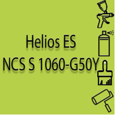 NCS S 1060-G50Y глянцева 1К швидкосохнуча антикорозійна емаль Helios ES - 1л