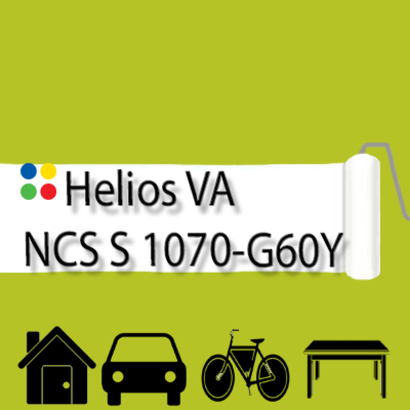 NCS S 1070-G60Y антикорозійна глянцева грунт-емаль (вініл-акрилова) HELIOS VA - 1л