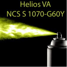NCS S 1070-G60Y аерозольна антикорозійна глянцева грунт-емаль (вініл-акрилова) HELIOS VA - 400м