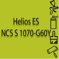NCS S 1070-G60Y глянцева 1К швидкосохнуча антикорозійна емаль Helios ES - 1л
