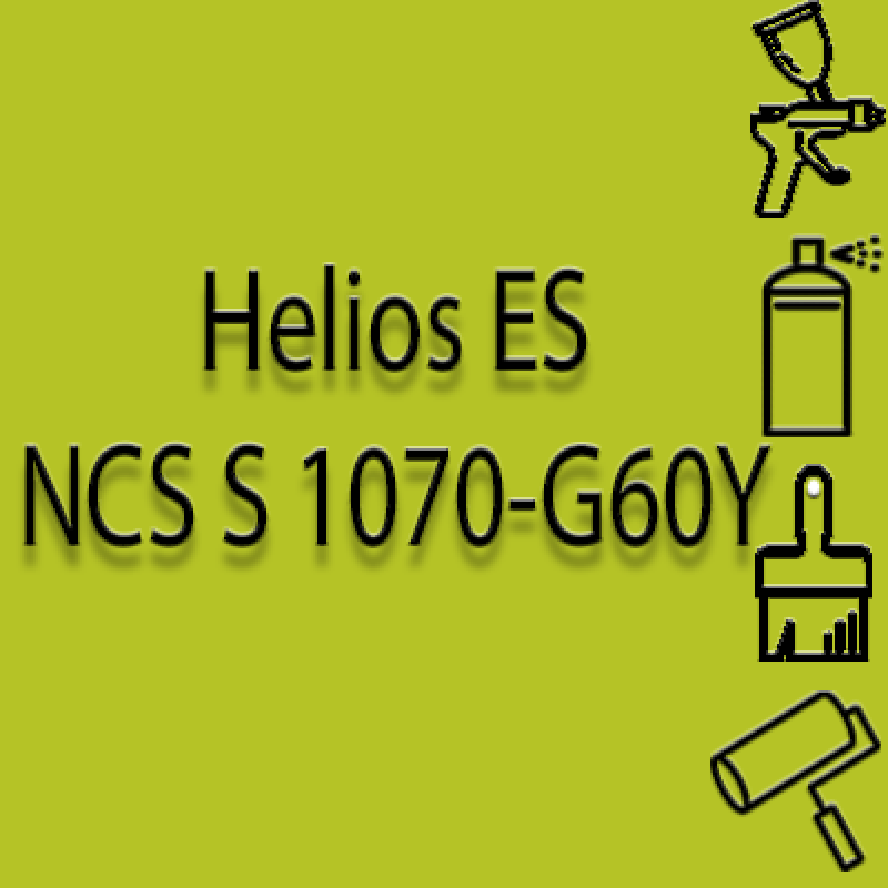 NCS S 1070-G60Y глянцева 1К швидкосохнуча антикорозійна емаль Helios ES - 1л