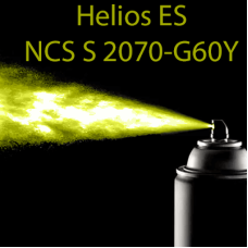 NCS S 2070-G60Y аерозольна глянцева 1К швидкосохнуча антикорозійна емаль Helios ES - 400мл