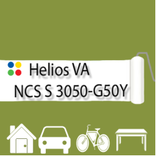 NCS S 3050-G50Y глянцева 1К швидкосохнуча антикорозійна емаль Helios ES - 1л