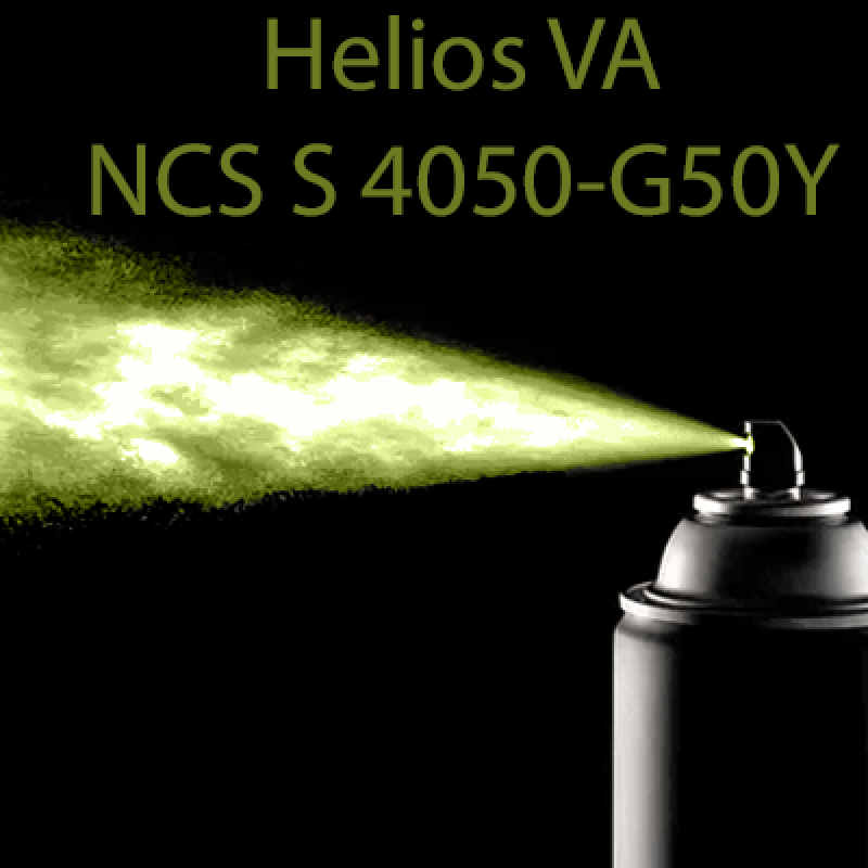 NCS S 4050-G50Y аерозольна антикорозійна глянцева грунт-емаль (вініл-акрилова) HELIOS VA - 400м
