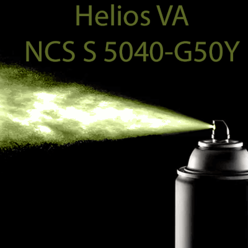 NCS S 5040-G50Y аерозольна антикорозійна глянцева грунт-емаль (вініл-акрилова) HELIOS VA - 400м