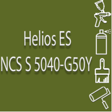 NCS S 5040-G50Y глянцева 1К швидкосохнуча антикорозійна емаль Helios ES - 1л