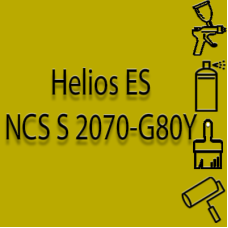 NCS S 2070-G80Y глянцева 1К швидкосохнуча антикорозійна емаль Helios ES - 1л