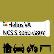 NCS S 3050-G80Y антикорозійна глянцева грунт-емаль (вініл-акрилова) HELIOS VA - 1л