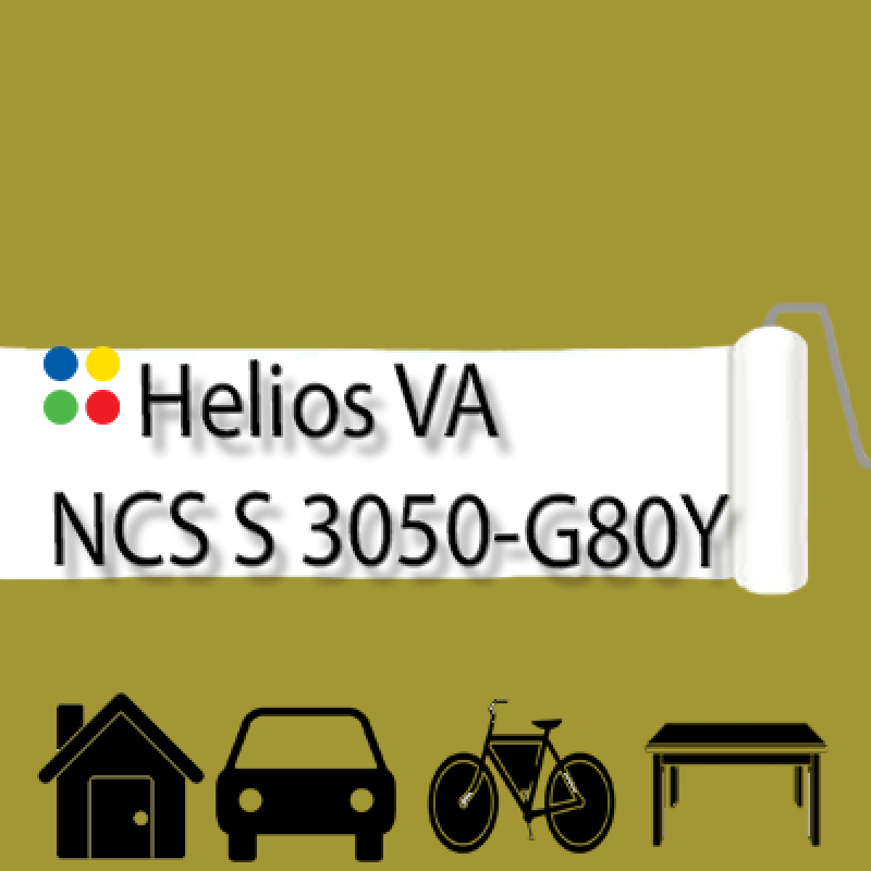 NCS S 3050-G80Y антикорозійна глянцева грунт-емаль (вініл-акрилова) HELIOS VA - 1л