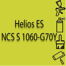 NCS S 1060-G70Y глянцева 1К швидкосохнуча антикорозійна емаль Helios ES - 1л