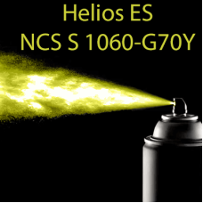 NCS S 1060-G70Y аерозольна глянцева 1К швидкосохнуча антикорозійна емаль Helios ES - 400мл