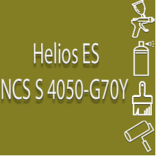 NCS S 4050-G70Y глянцева 1К швидкосохнуча антикорозійна емаль Helios ES - 1л