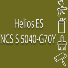 NCS S 5040-G70Y глянцева 1К швидкосохнуча антикорозійна емаль Helios ES - 1л