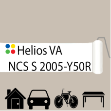 NCS S 2005-Y50R антикорозійна матова грунт-емаль (вініл-акрилова) HELIOS VA - 1л
