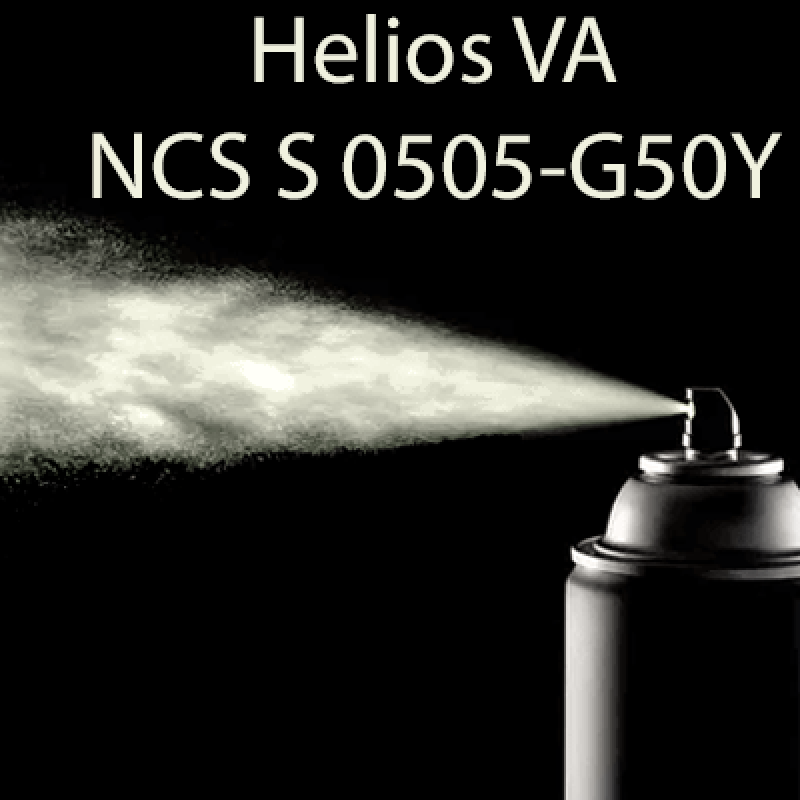 NCS S 0505-G50Y аерозольна антикорозійна матова грунт-емаль (вініл-акрилова) HELIOS VA - 400м