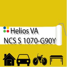 NCS S 1070-G90Y антикорозійна глянцева грунт-емаль (вініл-акрилова) HELIOS VA - 1л