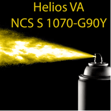 NCS S 1070-G90Y аерозольна антикорозійна глянцева грунт-емаль (вініл-акрилова) HELIOS VA - 400м