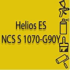 NCS S 1070-G90Y глянцева 1К швидкосохнуча антикорозійна емаль Helios ES - 1л