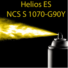 NCS S 1070-G90Y аерозольна глянцева 1К швидкосохнуча антикорозійна емаль Helios ES - 400мл