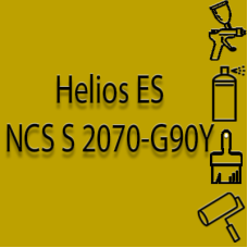 NCS S 2070-G90Y глянцева 1К швидкосохнуча антикорозійна емаль Helios ES - 1л