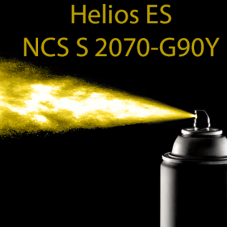 NCS S 2070-G90Y аерозольна глянцева 1К швидкосохнуча антикорозійна емаль Helios ES - 400мл