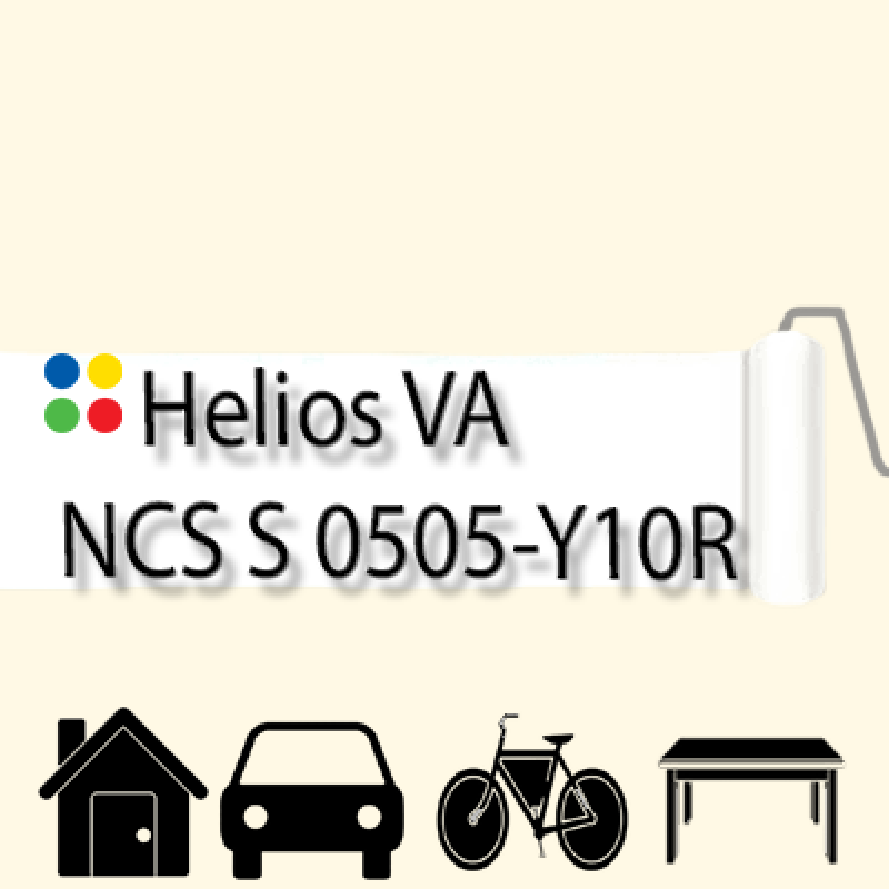 NCS S 0505-Y10R антикорозійна матова грунт-емаль (вініл-акрилова) HELIOS VA - 1л