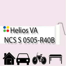 NCS S 0505-R40B антикорозійна матова грунт-емаль (вініл-акрилова) HELIOS VA - 1л
