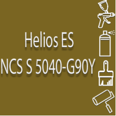 NCS S 5040-G90Y глянцева 1К швидкосохнуча антикорозійна емаль Helios ES - 1л