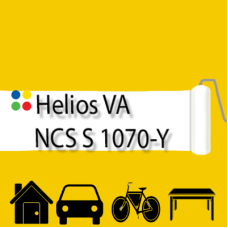 NCS S 1070-Y антикорозійна глянцева грунт-емаль (вініл-акрилова) HELIOS VA - 1л