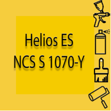 NCS S 1070-Y глянцева 1К швидкосохнуча антикорозійна емаль Helios ES - 1л