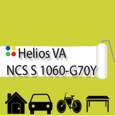 NCS S 1060-G70Y антикорозійна матова грунт-емаль (вініл-акрилова) HELIOS VA - 1л