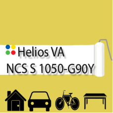 NCS S 1050-G90Y антикорозійна матова грунт-емаль (вініл-акрилова) HELIOS VA - 1л