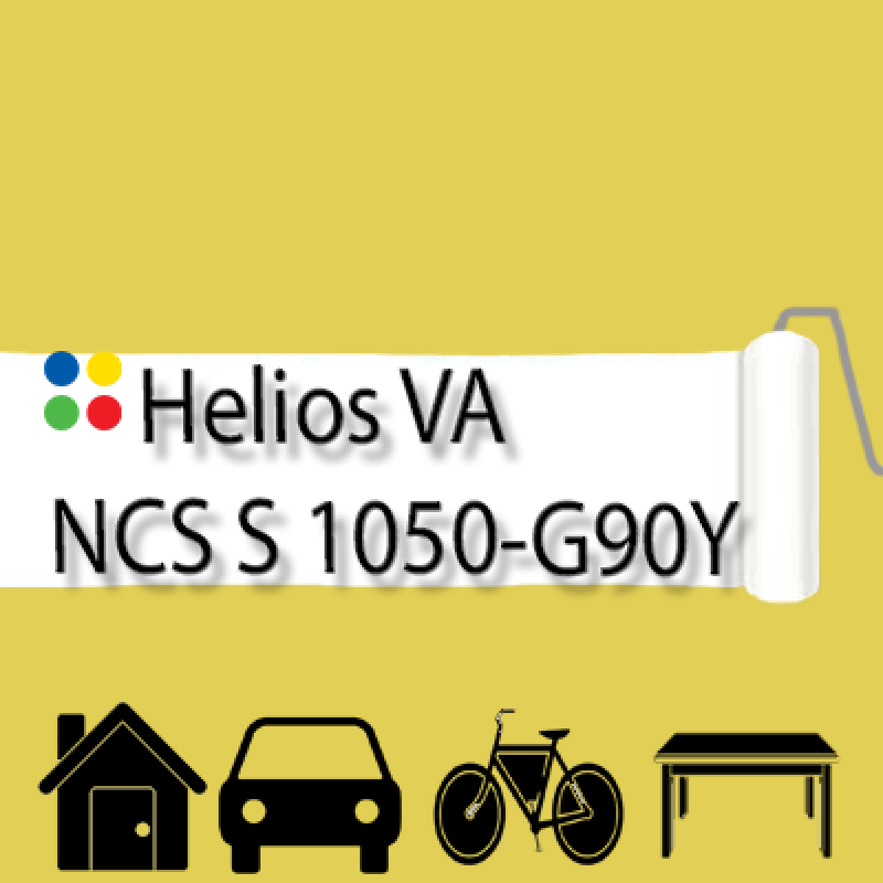 NCS S 1050-G90Y антикорозійна матова грунт-емаль (вініл-акрилова) HELIOS VA - 1л